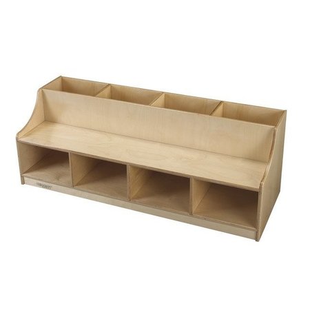 CHILDCRAFT Toddler Rest and Read Storage Bench without Baskets, 49 x 17-3/4 x 17 Inches 1429288